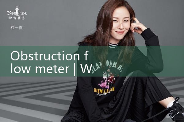 obstruction flow meter|digital flow meter