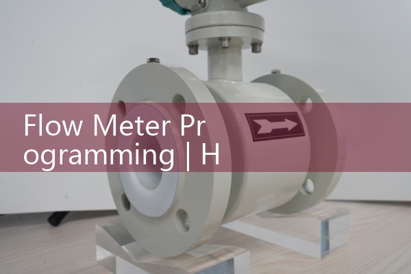 Flow meter programming